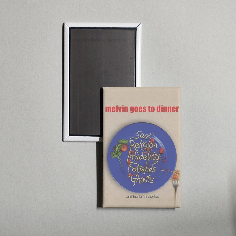 Melvin Goes to Dinner Mini Movie Fridge Magnet