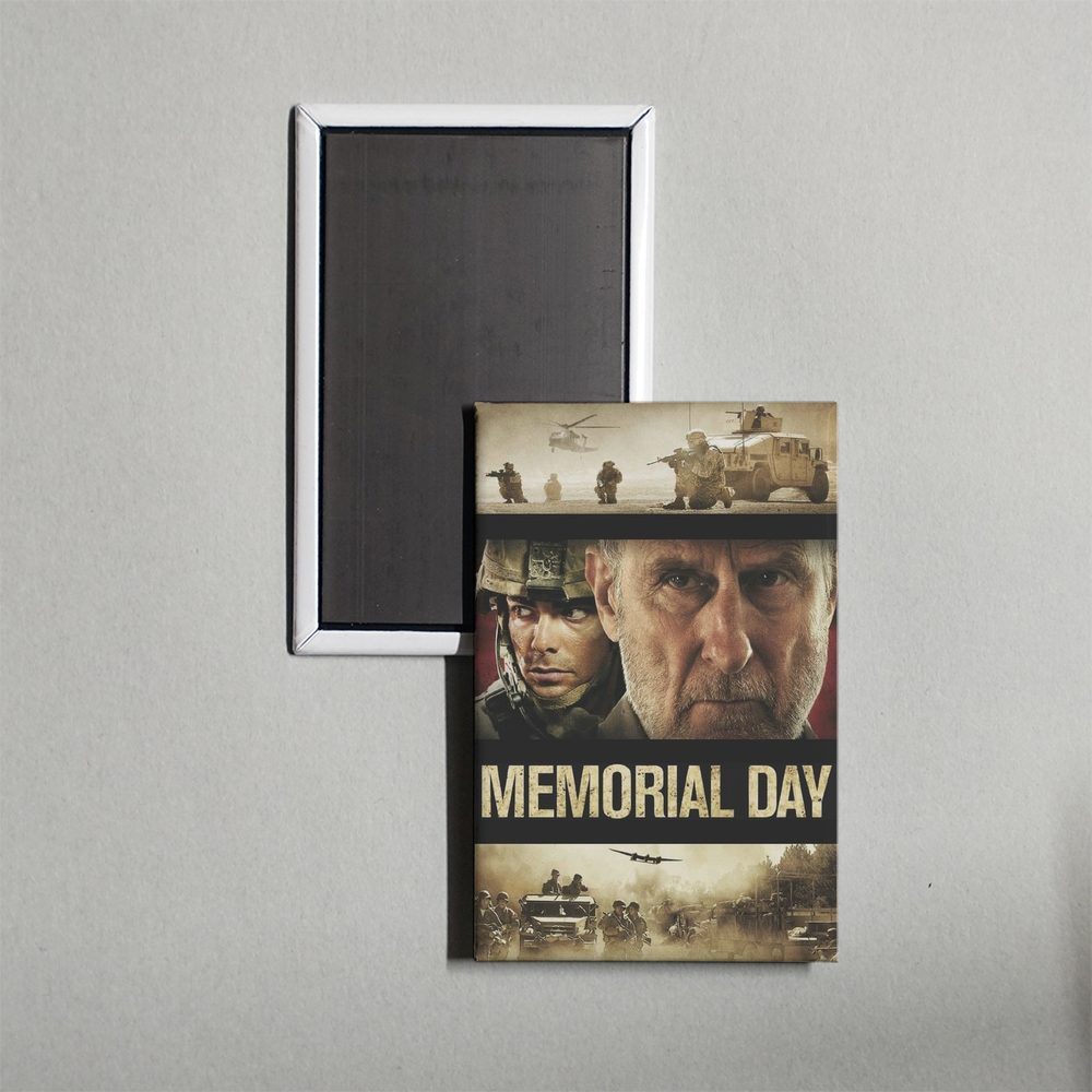 Memorial Day Mini Movie Fridge Magnet
