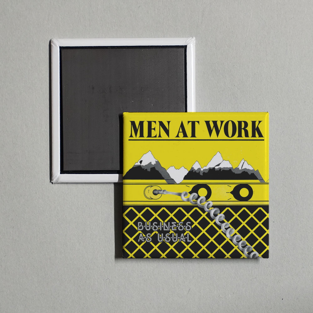Men At Work - Business As Usual Album Cover Fridge Magnet