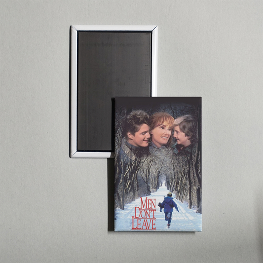 Men Don't Leave Mini Movie Fridge Magnet