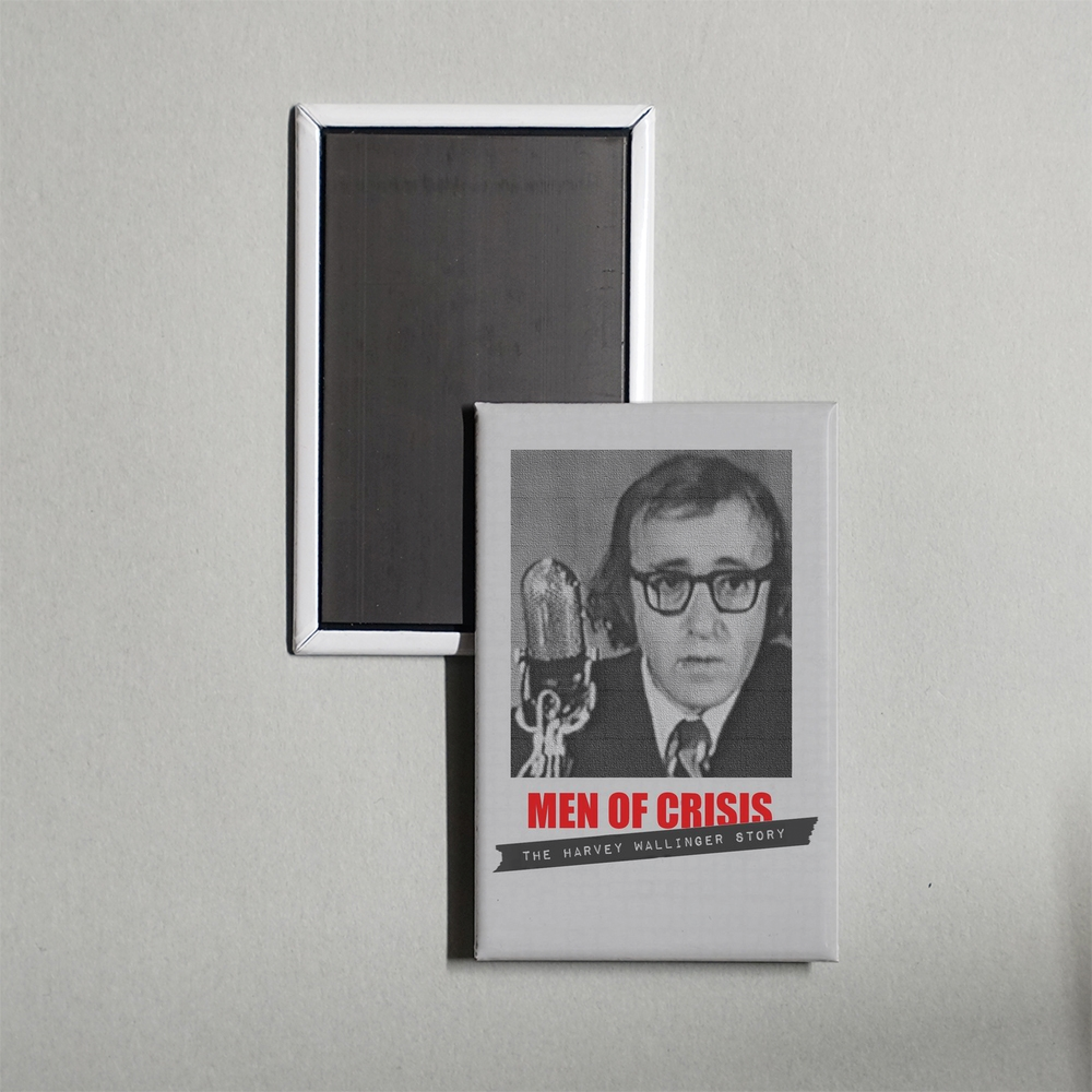 Men of Crisis The Harvey Wallinger Story Mini Movie Fridge Magnet