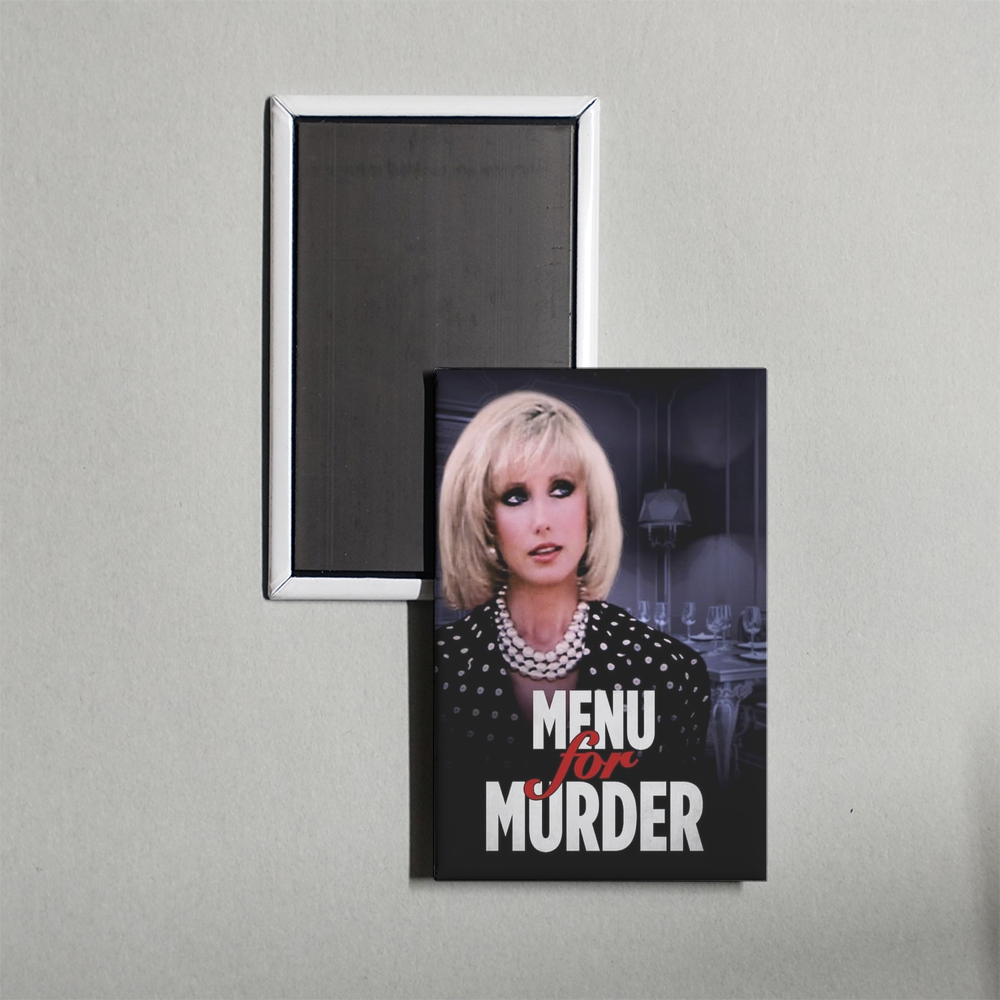 Menu for Murder Mini Movie Fridge Magnet