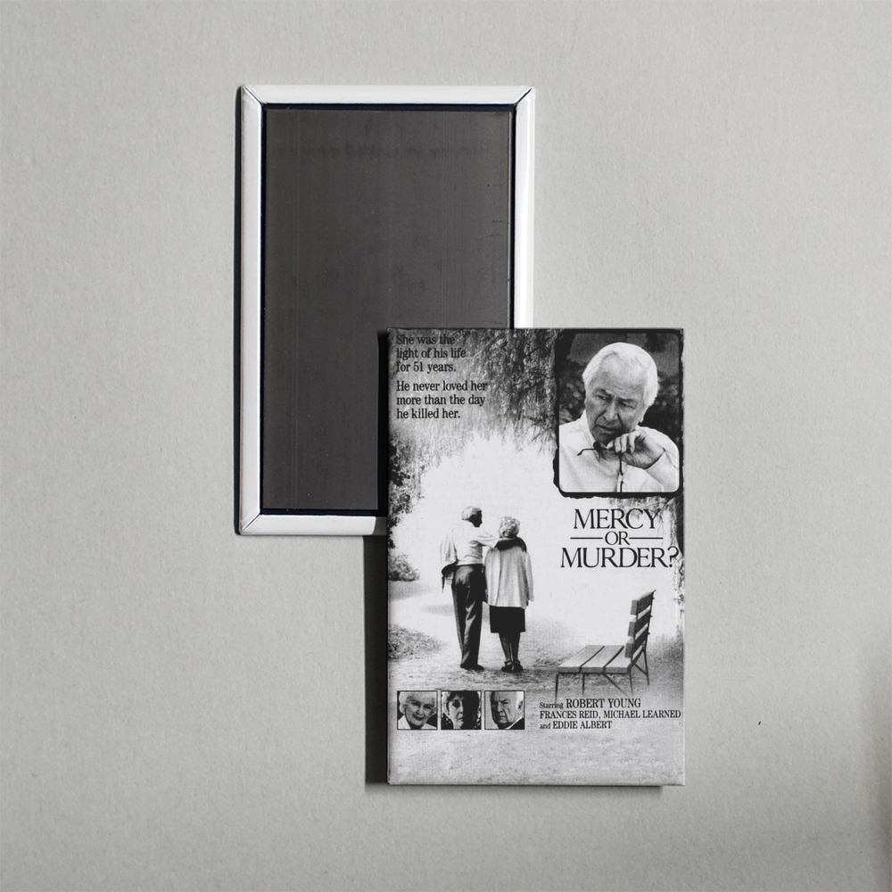 Mercy or Murder Mini Movie Fridge Magnet