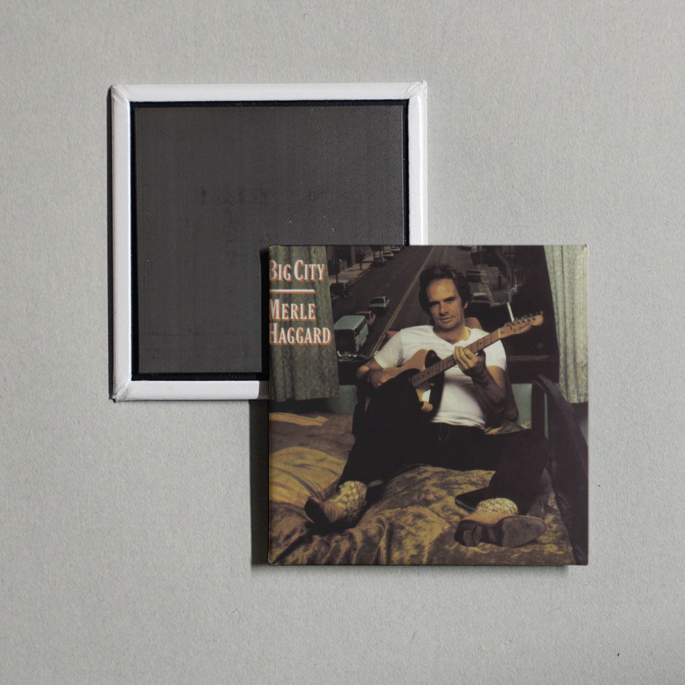 Merle Haggard - Big City Album Cover Fridge Magnet