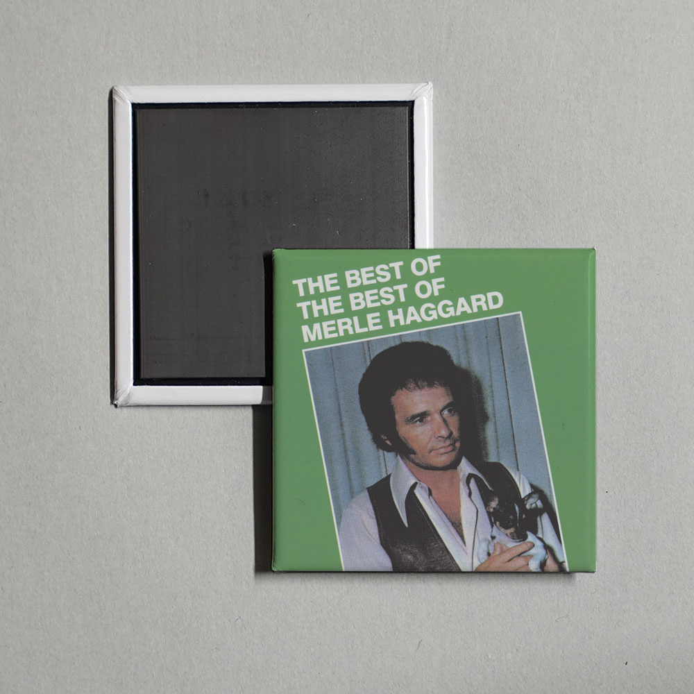 Merle Haggard & The Strangers - Best Of The Best Of Album Cover Fridge Magnet