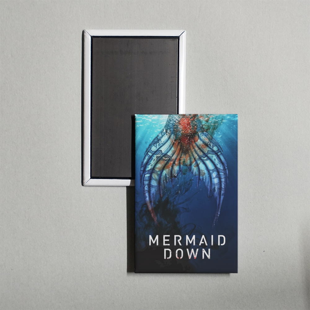 Mermaid Down Mini Movie Fridge Magnet