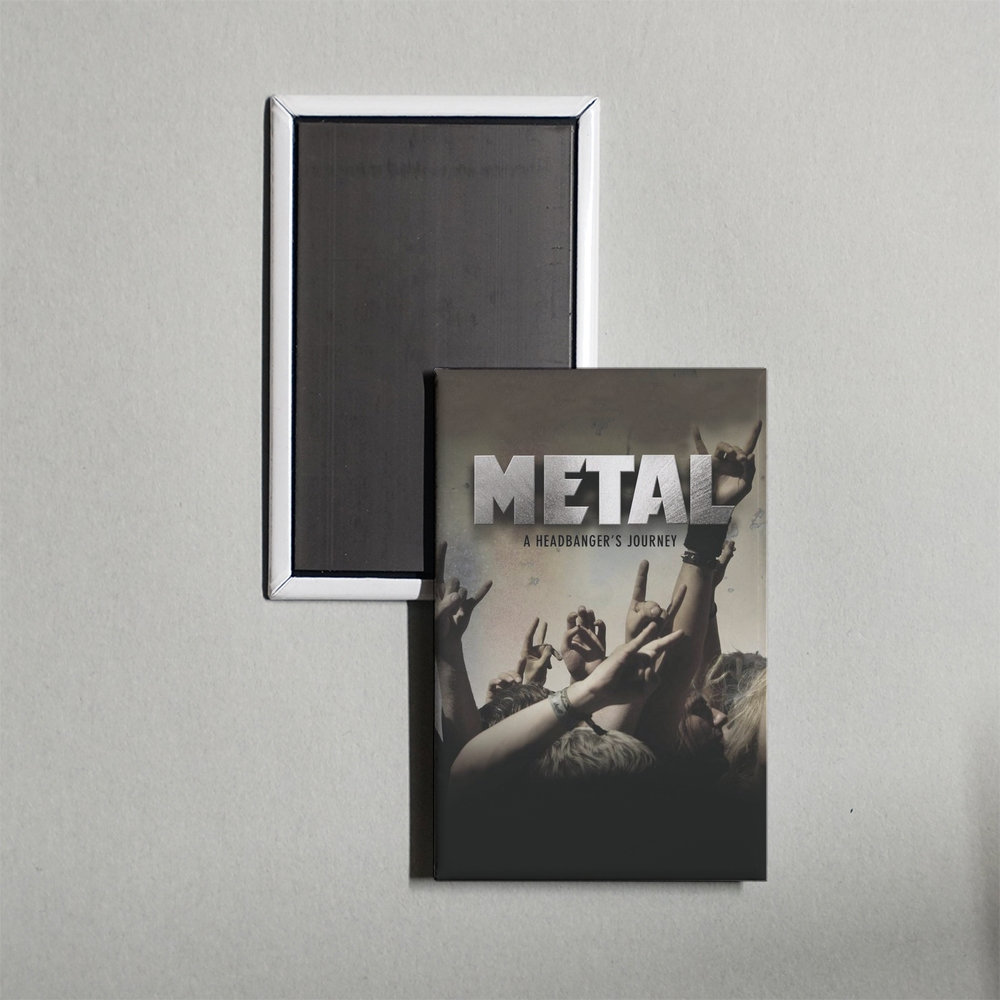 Metal A Headbanger's Journey Mini Movie Fridge Magnet