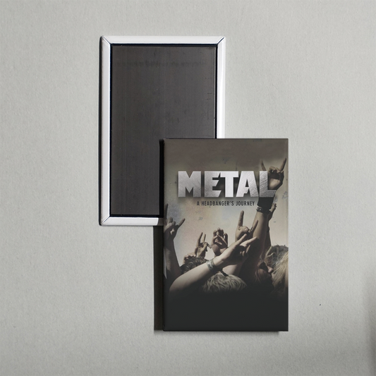 Metal A Headbanger's Journey Mini Movie Fridge Magnet