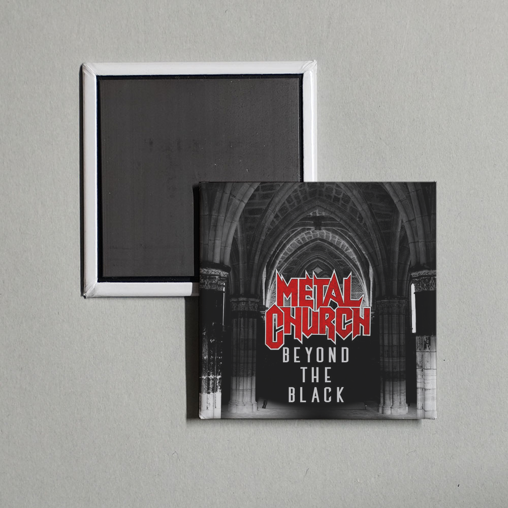 Metal Church - Beyond the Black Album Cover Fridge Magnet