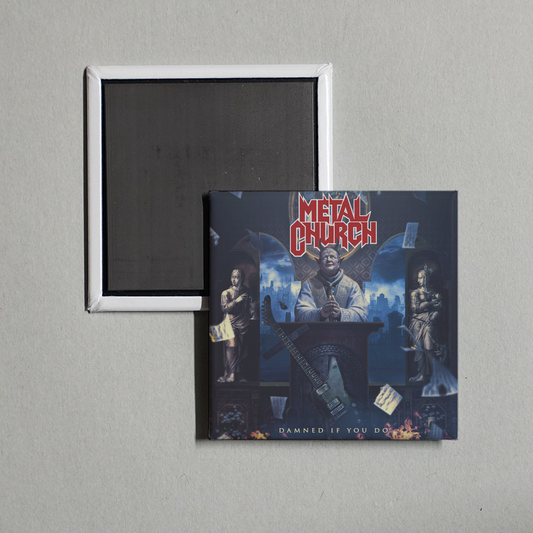 Metal Church - Damned If You Do Album Cover Fridge Magnet