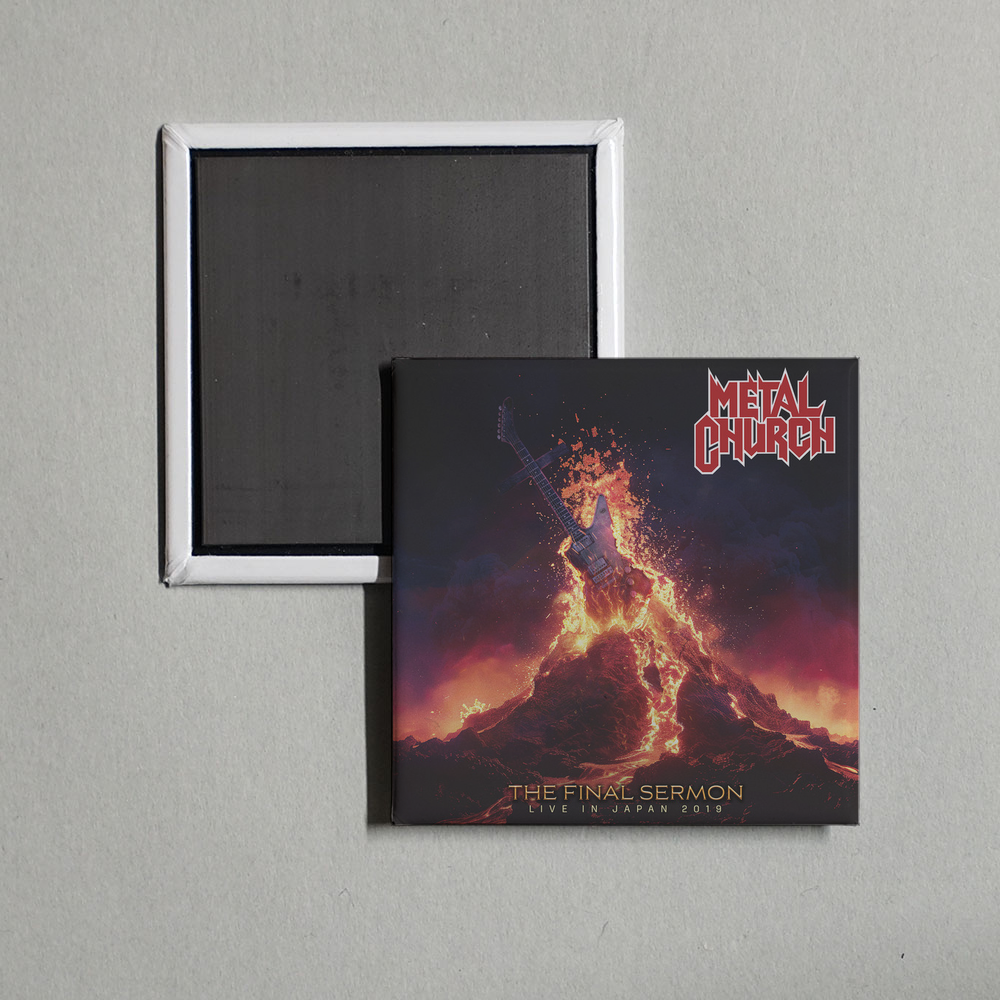 Metal Church - The Final Sermon (Live in Japan 2019) Album Cover Fridge Magnet