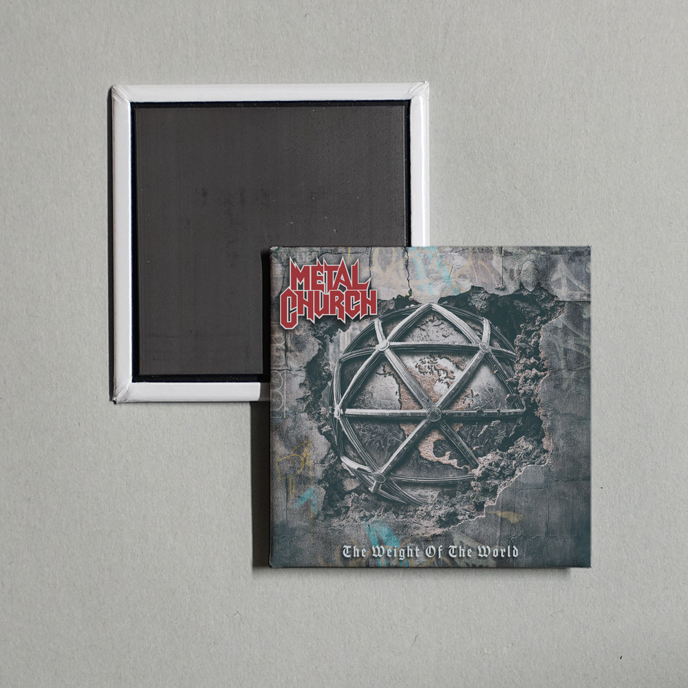Metal Church - The Weight Of The World (Remastered, 2025) Album Cover Fridge Magnet