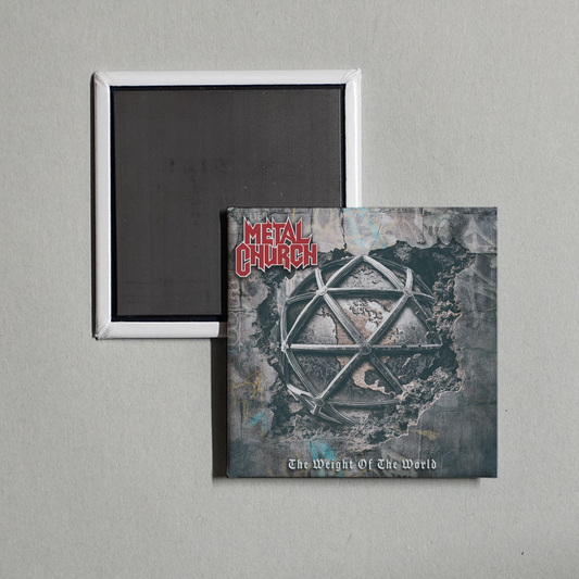Metal Church - The Weight Of The World (Remastered, 2025) Album Cover Fridge Magnet