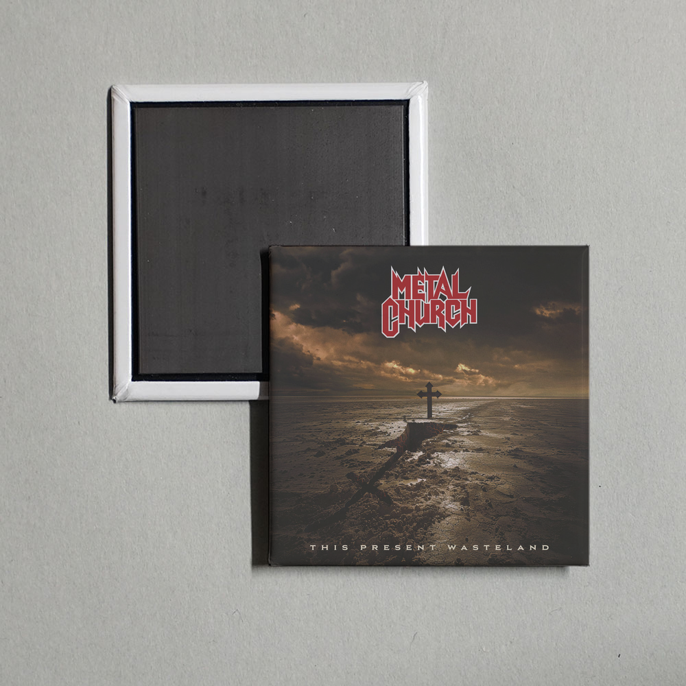 Metal Church - This Present Wasteland (Remastered, 2025) Album Cover Fridge Magnet