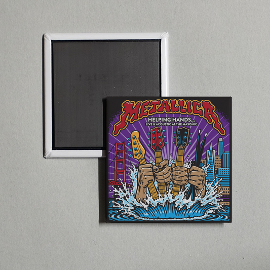Metallica - Helping Hands...Live & Acoustic at The Masonic Album Cover Fridge Magnet