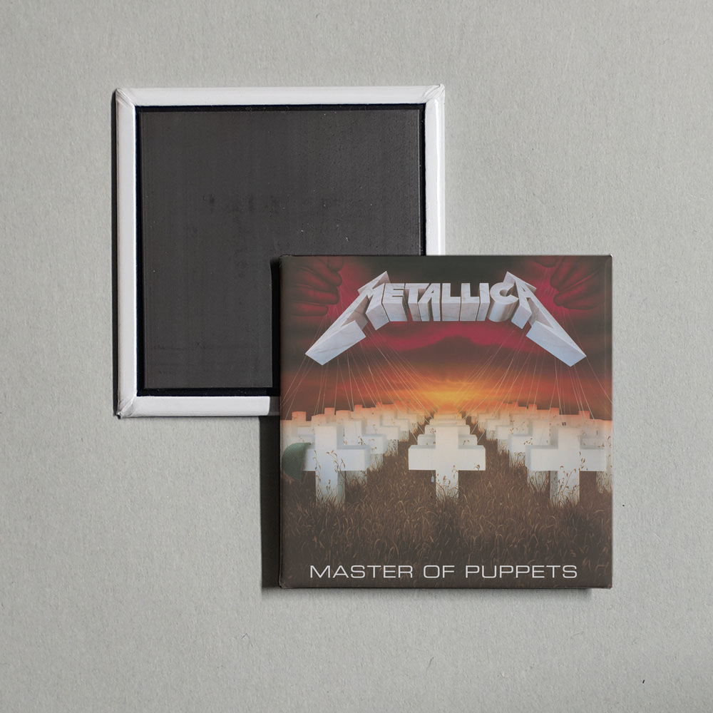 Metallica - Master of Puppets (Remastered Deluxe Box Set) Album Cover Fridge Magnet
