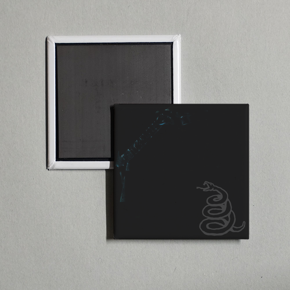 Metallica - Metallica (Black Album) Album Cover Fridge Magnet