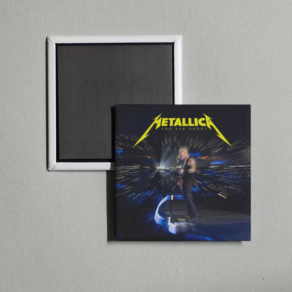 Metallica - Too Far Gone (Live at MetLife Stadium, East Rutherford, NJ – August 6, 2023) Album Cover Fridge Magnet