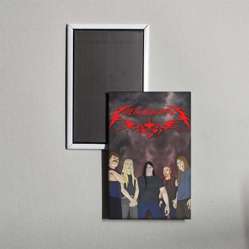 Metalocalypse TV Show Fridge Magnet