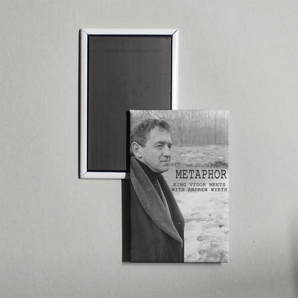 Metaphor King Vidor Meets with Andrew Wyeth Mini Movie Fridge Magnet