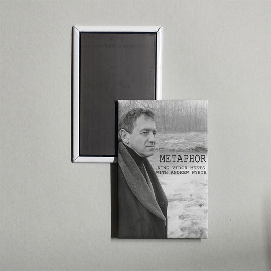 Metaphor King Vidor Meets with Andrew Wyeth Mini Movie Fridge Magnet