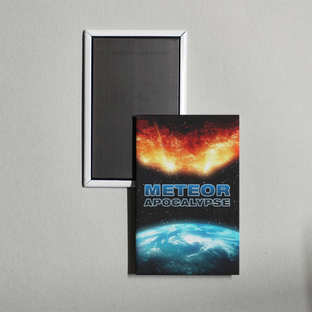 Meteor Apocalypse Mini Movie Fridge Magnet