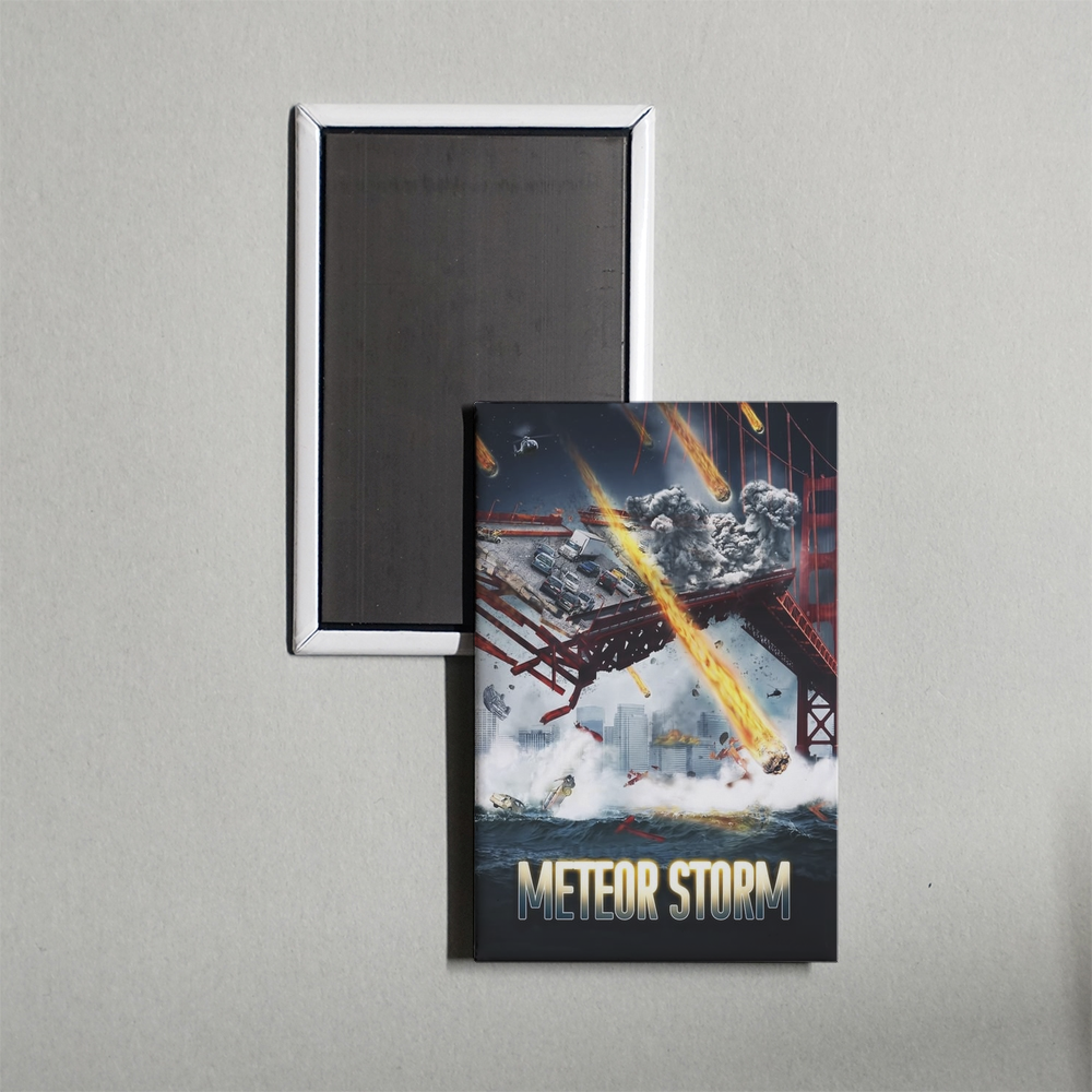 Meteor Storm Mini Movie Fridge Magnet