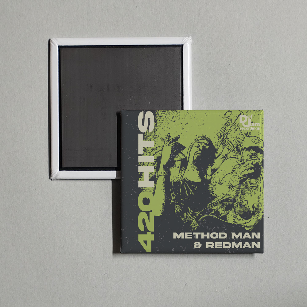 Method Man & Redman - 420 Hits Method Man & Redman Album Cover Fridge Magnet