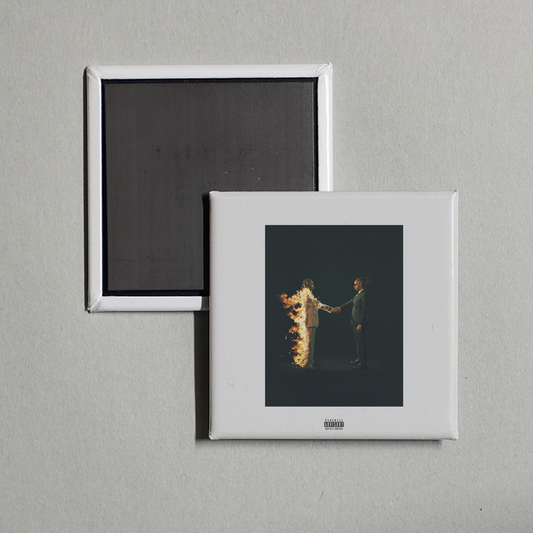Metro Boomin - HEROES & VILLAINS Album Cover Fridge Magnet