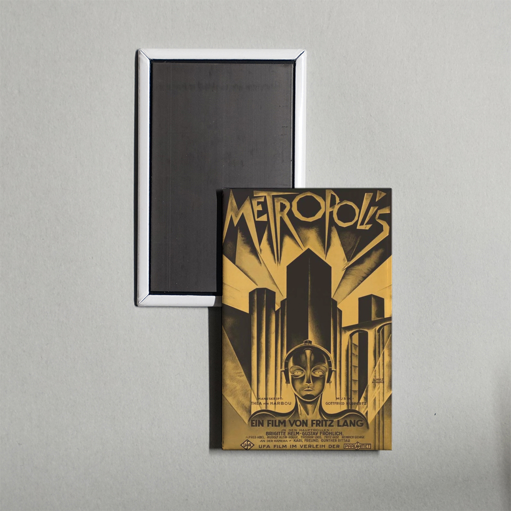 Metropolis [1927] Mini Movie Fridge Magnet