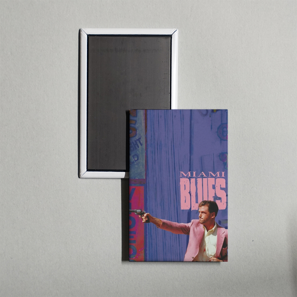 Miami Blues Mini Movie Fridge Magnet