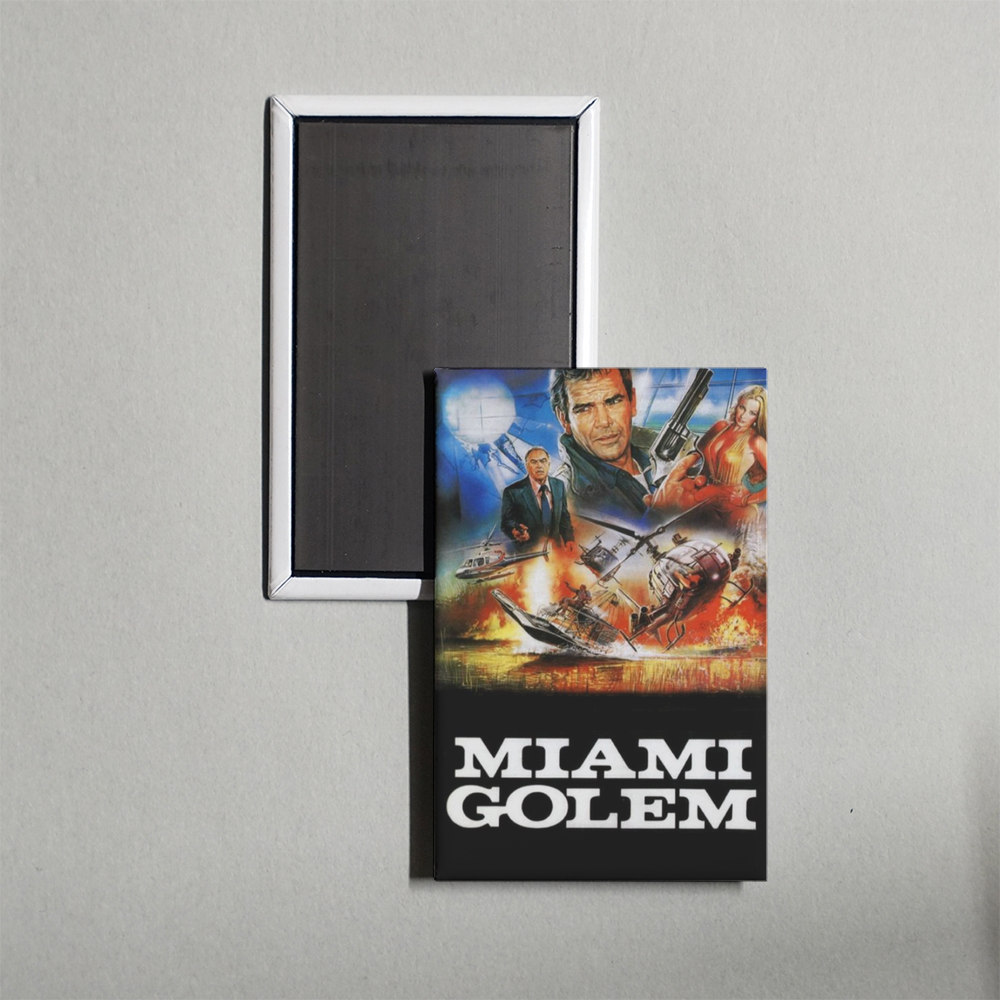 Miami Golem Mini Movie Fridge Magnet