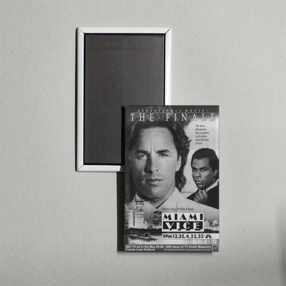 Miami Vice Freefall Mini Movie Fridge Magnet