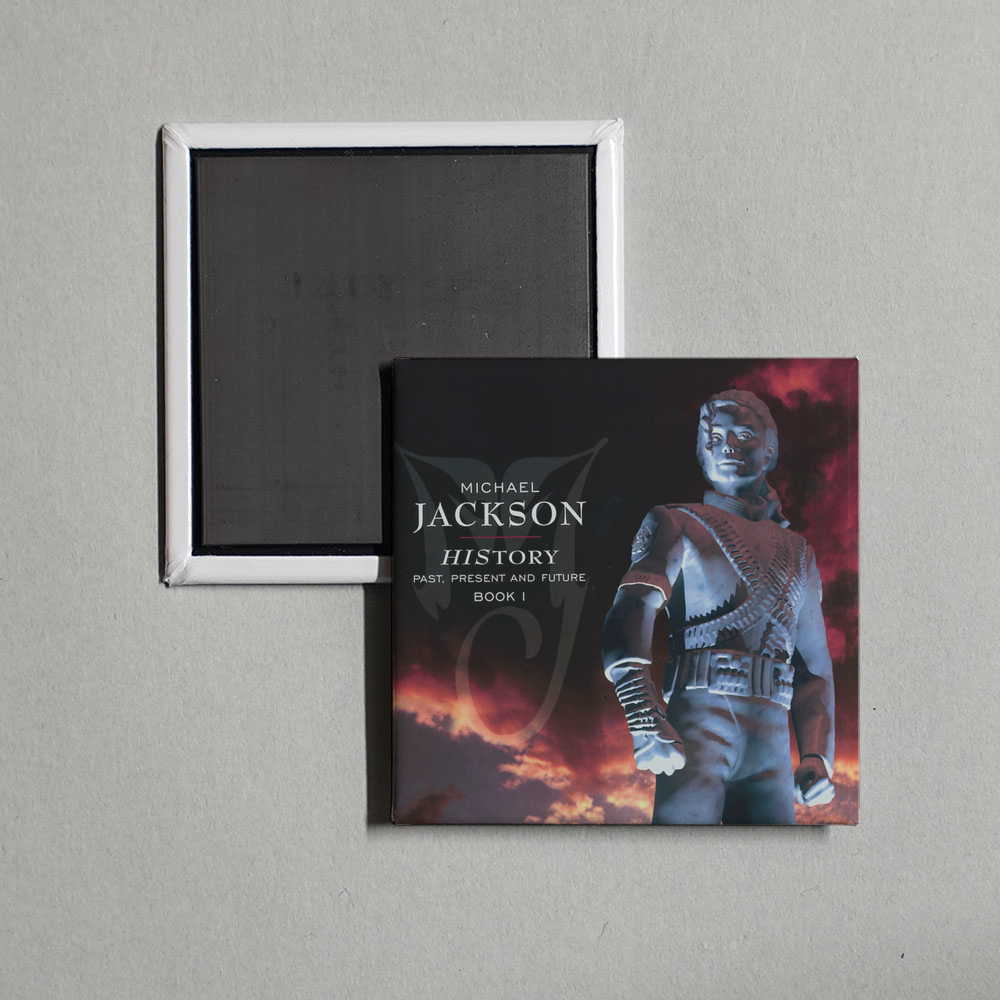 Michael Jackson - HIStory - PAST, PRESENT AND FUTURE - BOOK I Album Cover Fridge Magnet