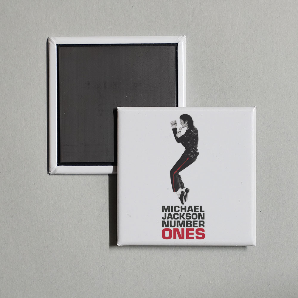 Michael Jackson - Number Ones Album Cover Fridge Magnet