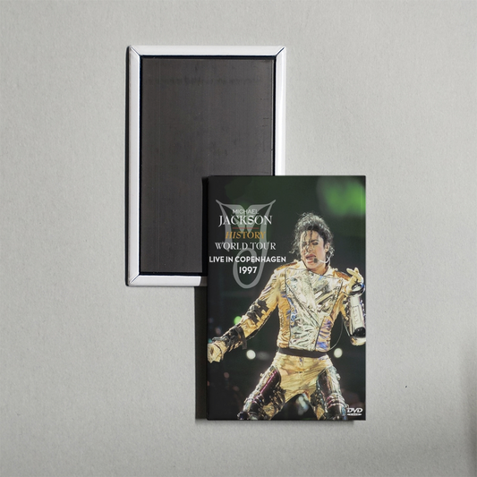 Michael Jackson HIStory World Tour - Live in Copenhagen Mini Movie Fridge Magnet