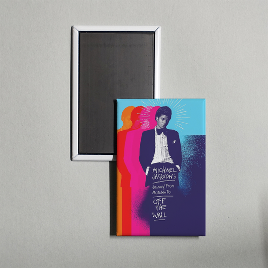 Michael Jackson's Journey from Motown to Off the Wall Mini Movie Fridge Magnet