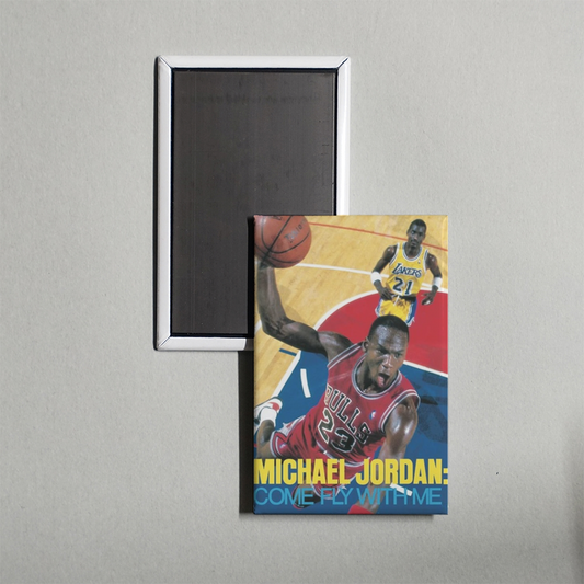 Michael Jordan Come Fly with Me Mini Movie Fridge Magnet