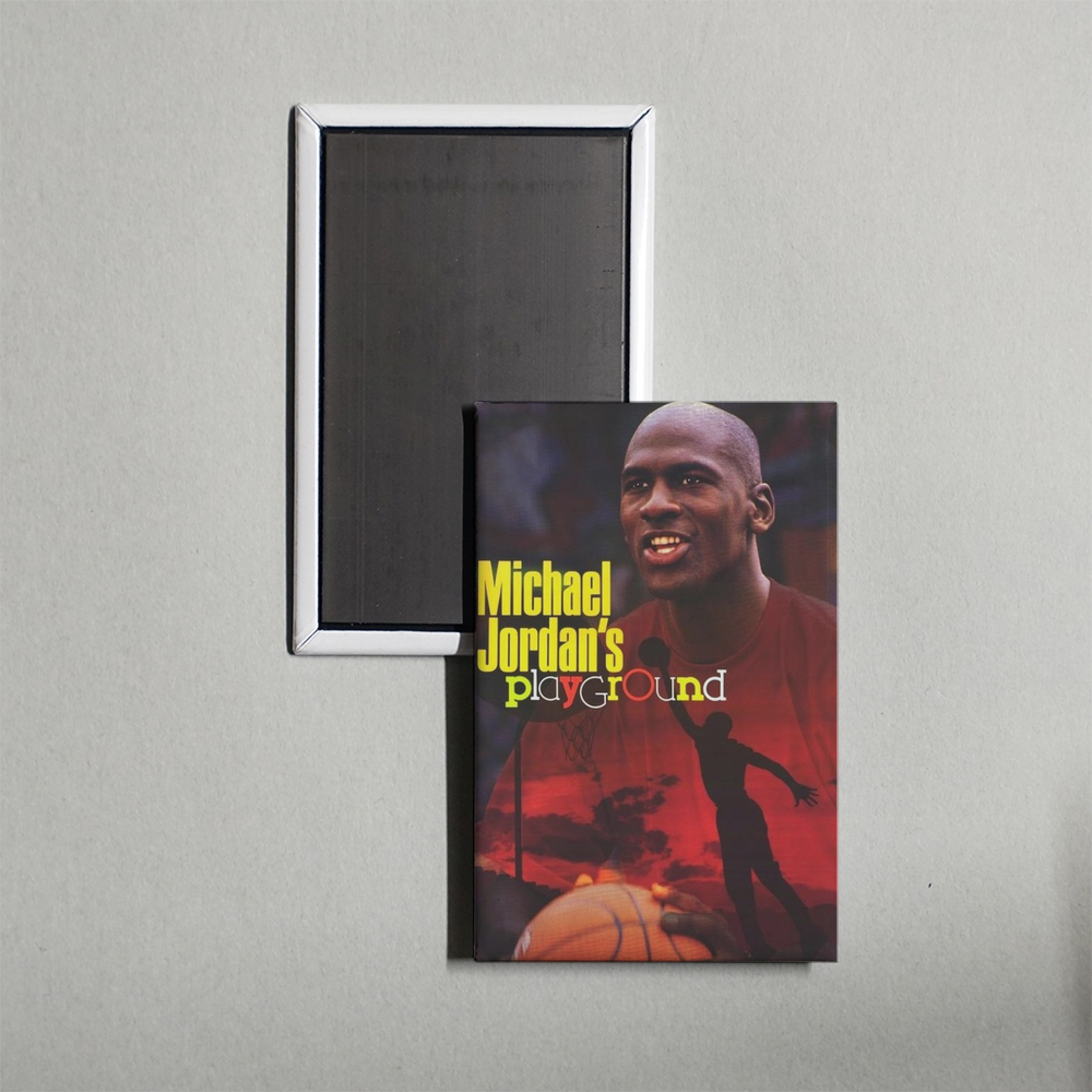 Michael Jordan's Playground Mini Movie Fridge Magnet