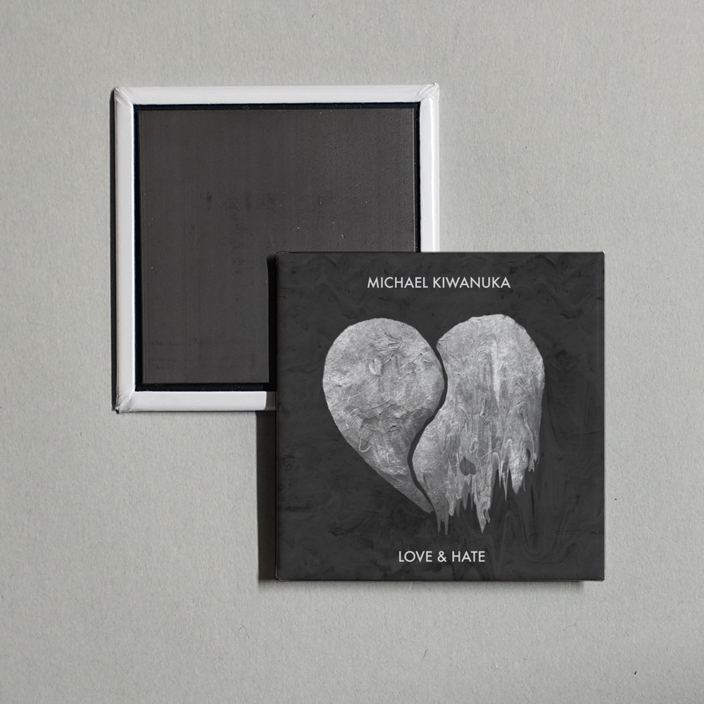 Michael Kiwanuka - Love & Hate Album Cover Fridge Magnet