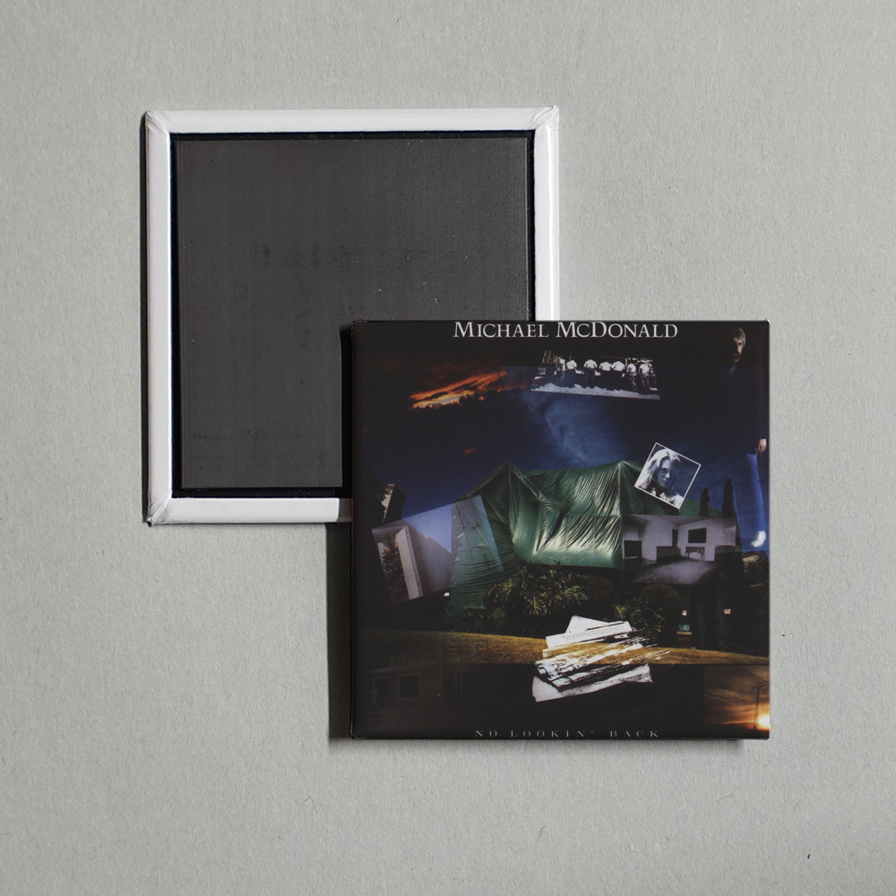 Michael McDonald - No Lookin' Back Album Cover Fridge Magnet