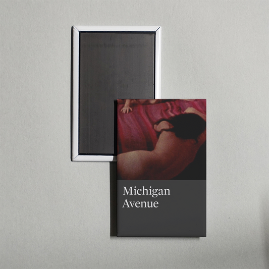 Michigan Avenue Mini Movie Fridge Magnet