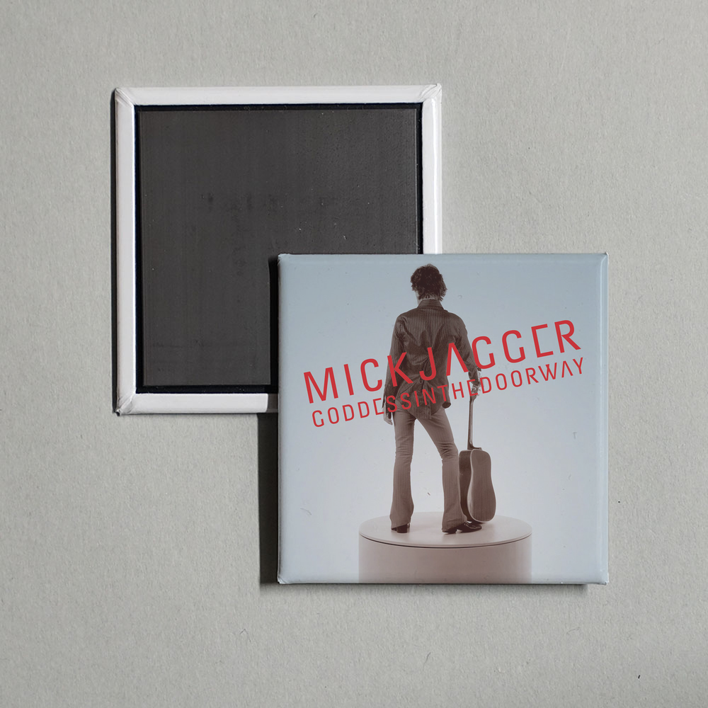 Mick Jagger - Goddess In The Doorway Album Cover Fridge Magnet