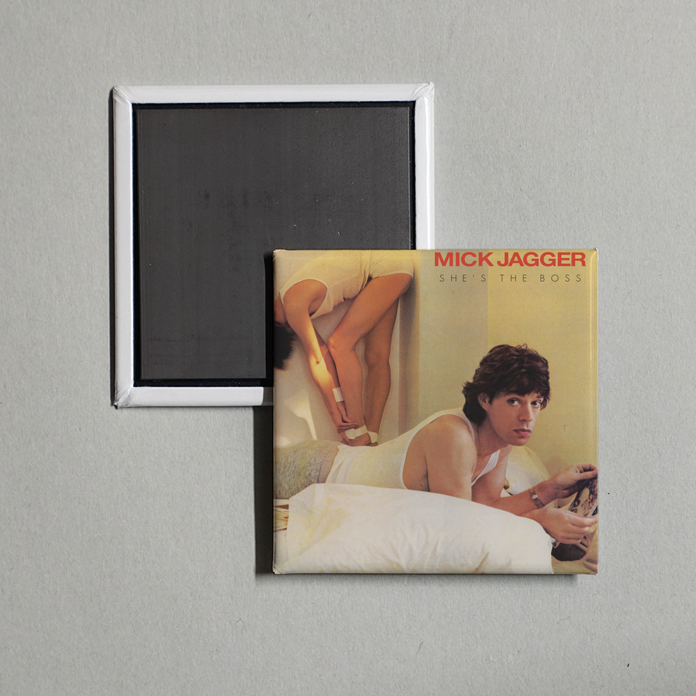 Mick Jagger - She's The Boss Album Cover Fridge Magnet