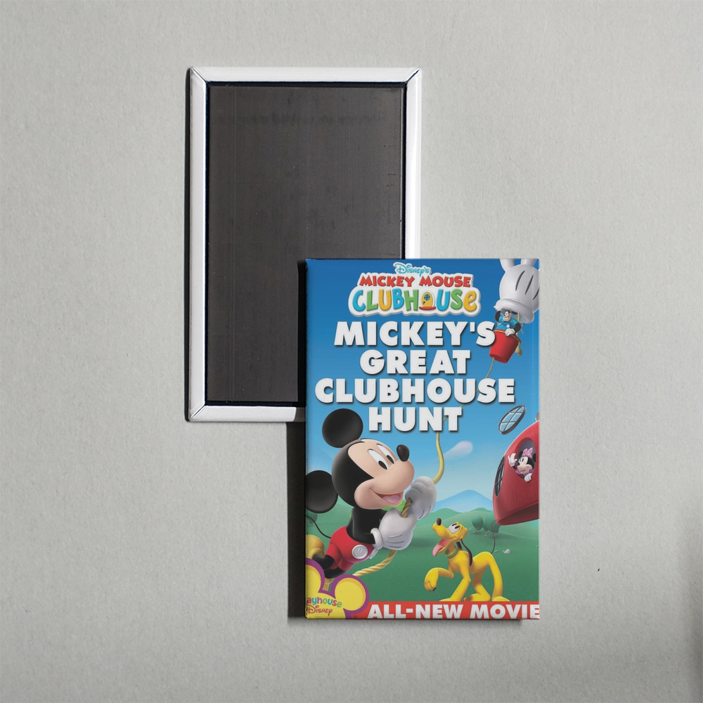 Mickey Mouse Clubhouse Mickey's Great Clubhouse Hunt Mini Movie Fridge Magnet