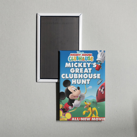 Mickey Mouse Clubhouse Mickey's Great Clubhouse Hunt Mini Movie Fridge Magnet