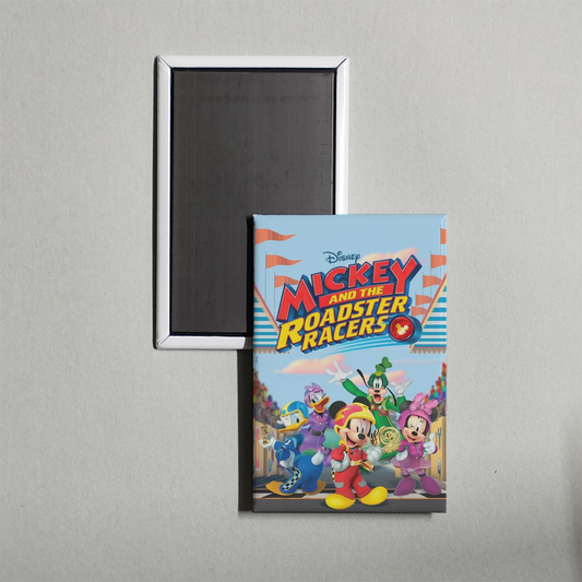 Mickey and the Roadster Racers TV Show Fridge Magnet