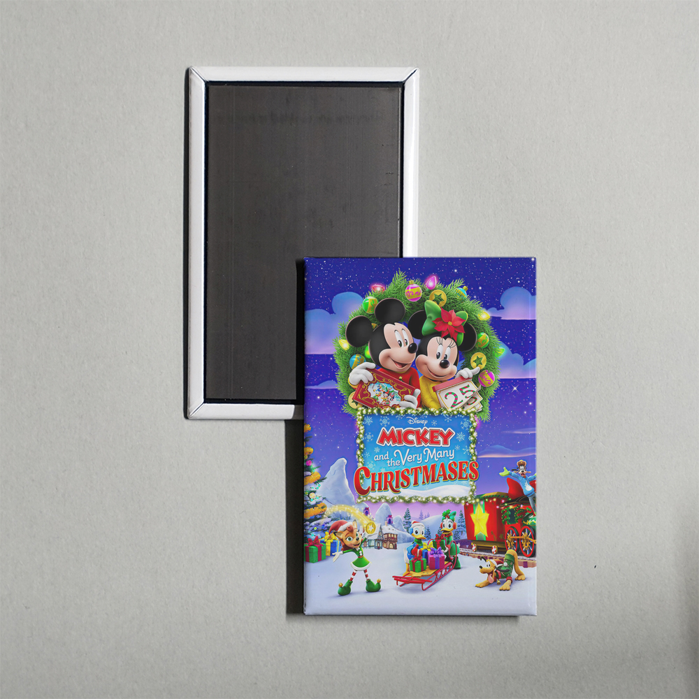 Mickey and the Very Many Christmases Mini Movie Fridge Magnet
