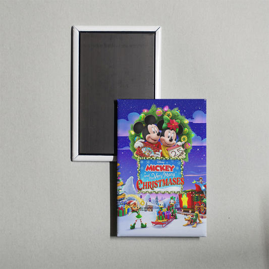 Mickey and the Very Many Christmases Mini Movie Fridge Magnet