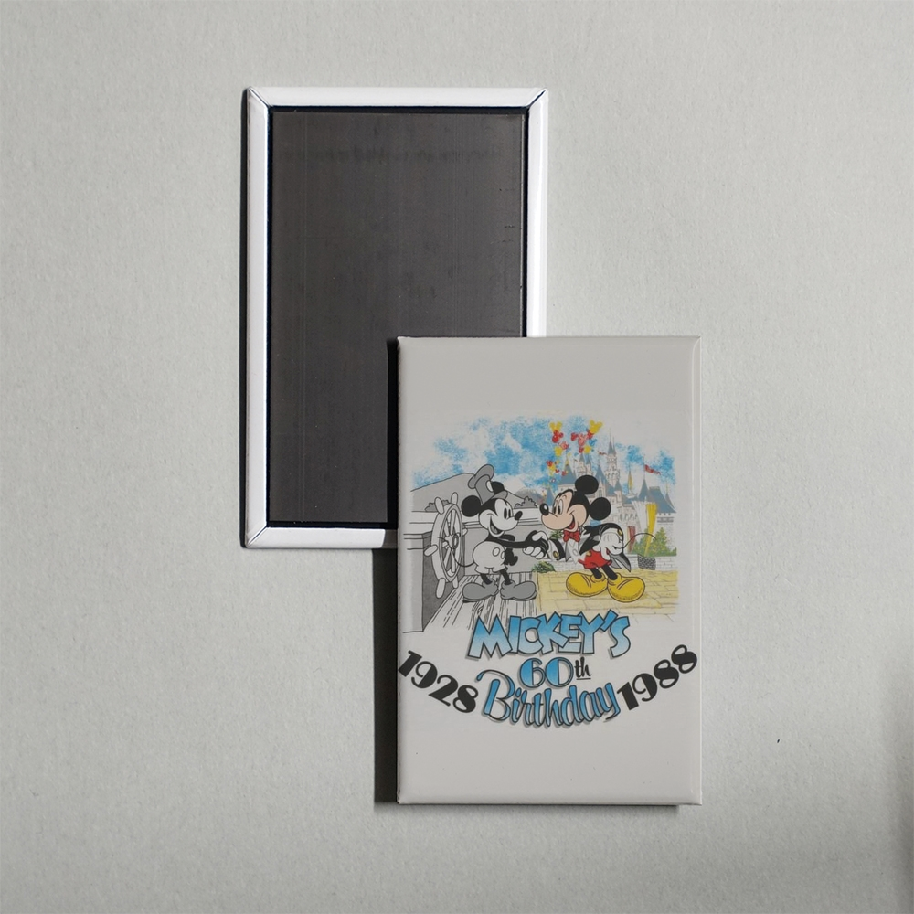 Mickey's 60th Birthday Mini Movie Fridge Magnet
